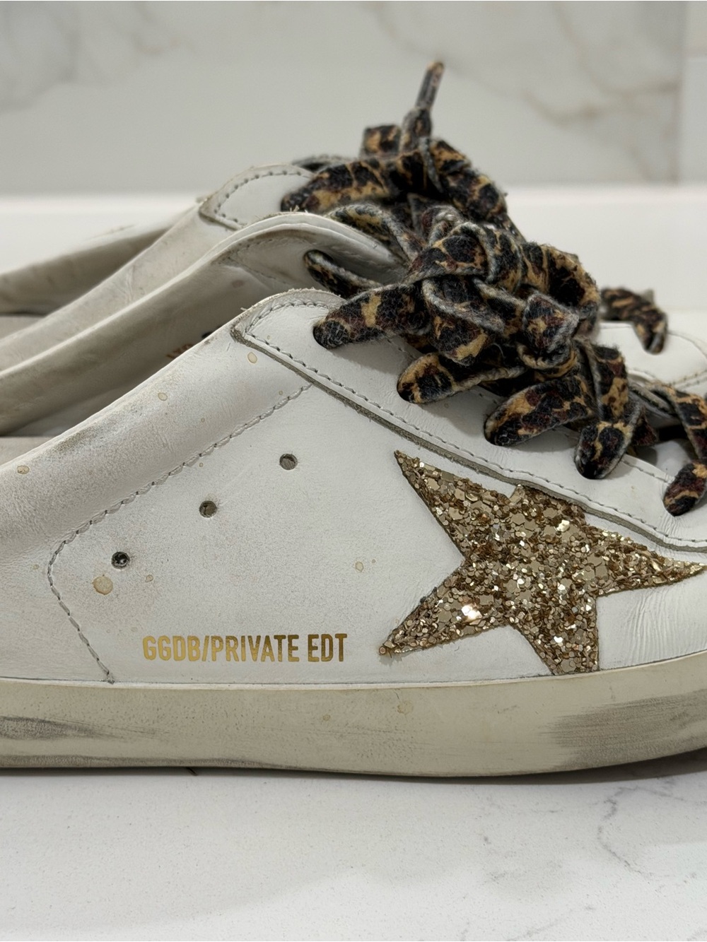 Golden Goose- Star White Leather Women's Sneakers - GGDB/Private Edition - Picture 1 of 9